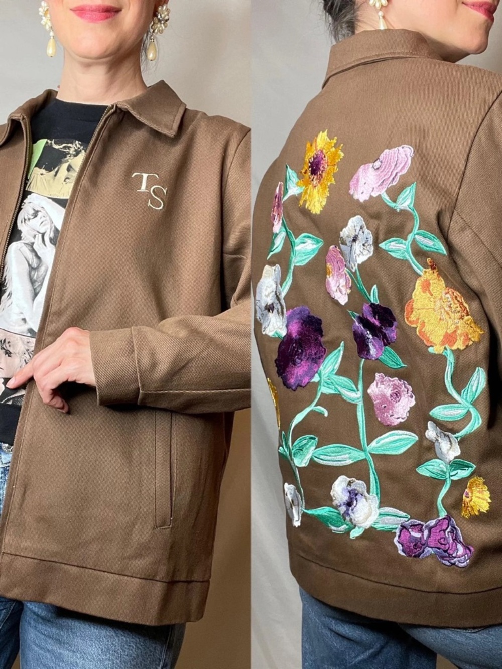 Taylor Swift Acoustic Piano Embroidered Jacket
